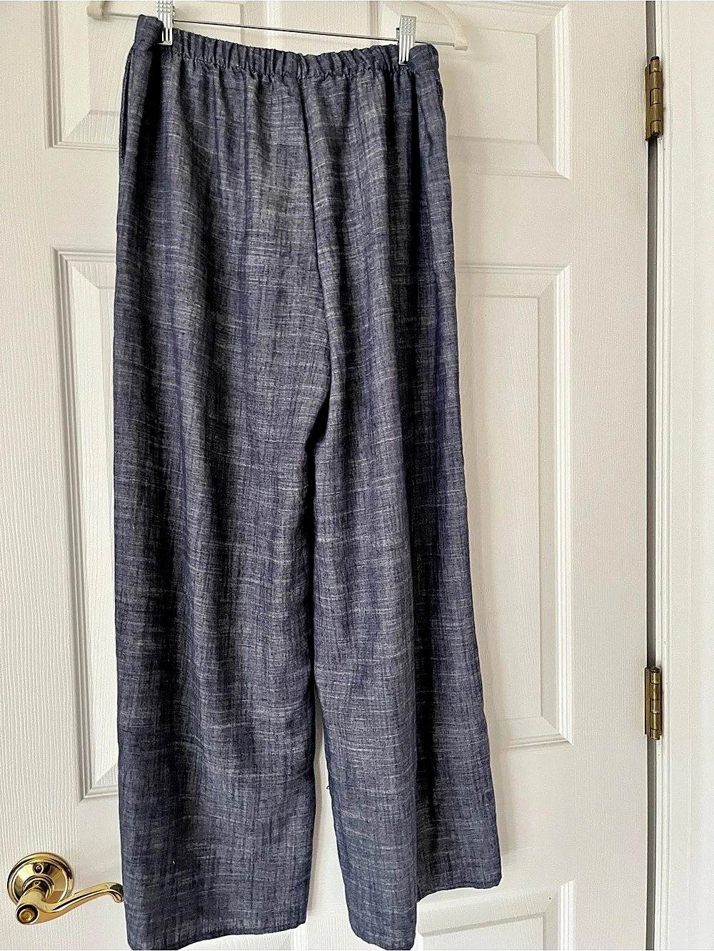 Wide Leg Pants in Blue Like New